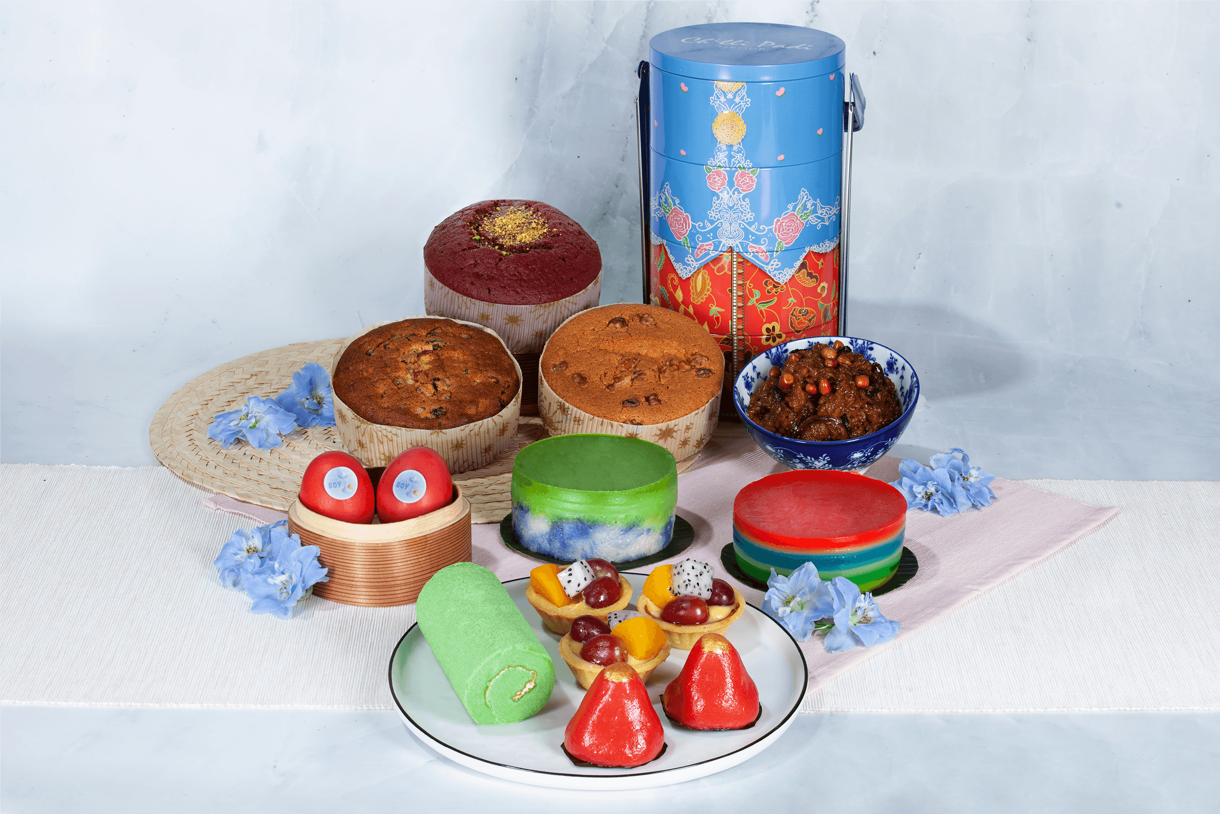 Delight four tier tingkat gift set